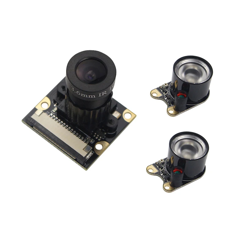 S ROBOT 5MP Raspberry Camera Focal Adjustable Night Vision Camera IR Sensor Light for Raspberry Pi 2