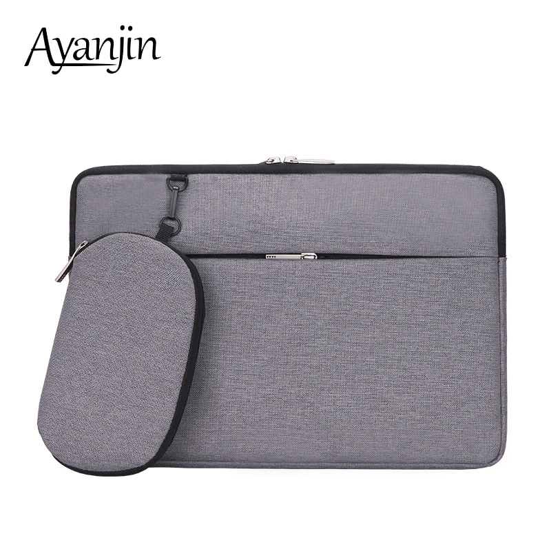 Модная женская мужская сумка для компьютера с небольшой сумкой Водонепроницаемая 12 13 14 15 сумка для ноутбука чехол для Macbook Xiaomi huawei чехол