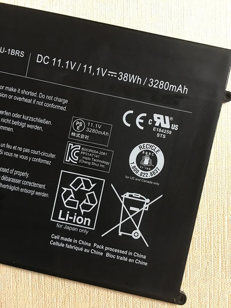 SupStone подлинный PA5055U ноутбук батарея для Toshiba KB2120 AT330 планшетный ПК батарея PA5055U-1BRS