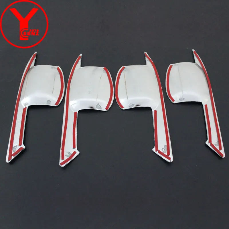 YCSUNZ ABS Хромированная накладка на дверную ручку комплекты для внешнего корпуса