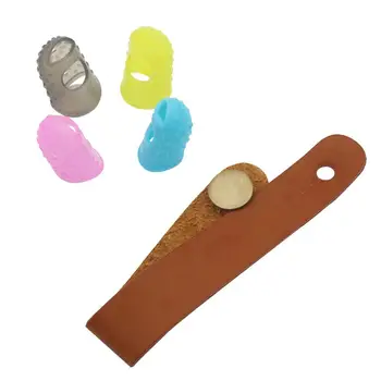 

4pcs Guitar Fingertip Protector Fingerstall Silicone Guitar String Finger Guard Protection Press Accessories For Ukulele Guitar