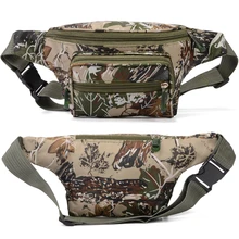 Уличная камуфляжная рыболовная походная сумка, водонепроницаемая износостойкая спортивная сумка-банан для телефона, поясная сумка Оксфорд унисекс, поясные сумки