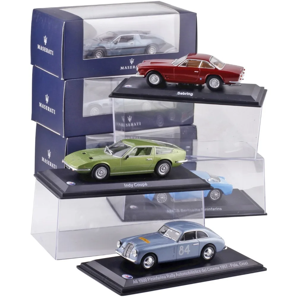Koop 143 Schaal Italië Maseratis Lichtmetalen Diecast Model Auto Voertuig Speelgoed Antieke Vintage Sport Spier Voor Kinderen Speelgoed Geschenken