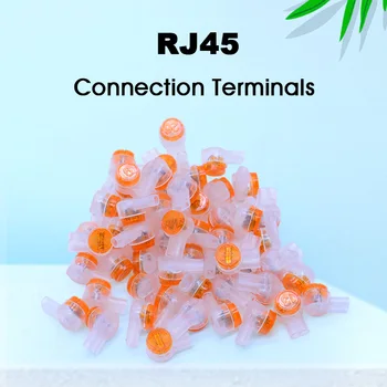 

150Pcs/Bag Rj45 Connector Crimp Connection Terminals K1 Connector Waterproof Wiring Ethernet Cable Telephone