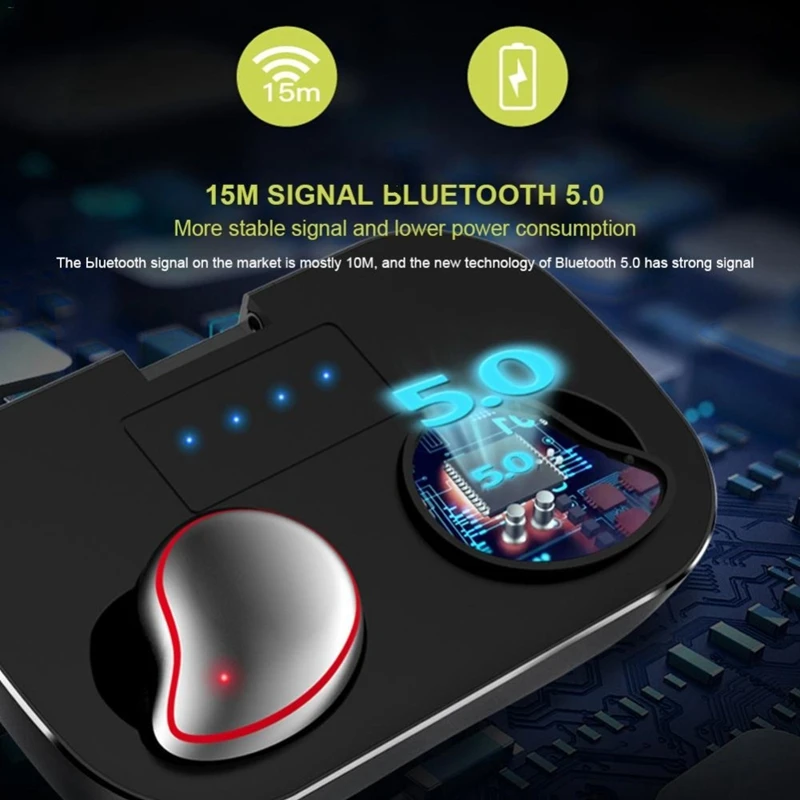 CLAITE SE9 TWS bluetooth 5,0 наушники 6D HiFi HD звонки шумоподавление Smart Touch IPX5 водонепроницаемая Спортивная гарнитура с микрофоном