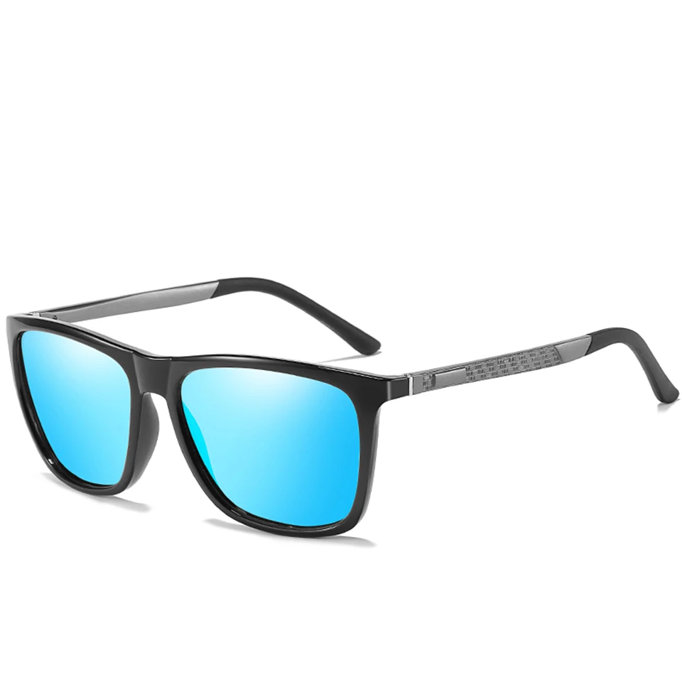 black blue ELITERA Классические поляризованные солнцезащитные очки модные стильные солнцезащитные очки для мужчин/женщин Винтажная, брендовая, дизайнерская - Цвет линз: black blue
