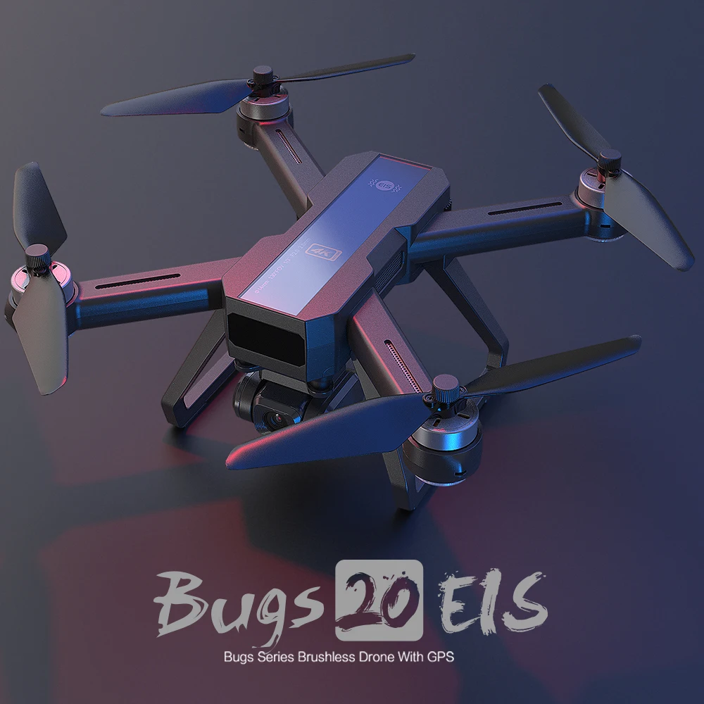 Hipac MJX B20 Радиоуправляемый Дрон 4K GPS с камерой EIS бесщеточный двигатель