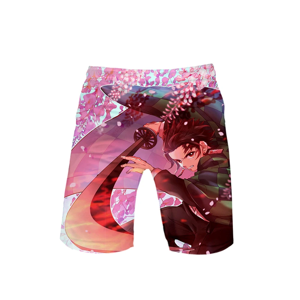3D Demon Slayer Kimetsu no Yaiba повседневное пляжное короткое штаны дышащие летние шорты Новое поступление Классные мягкие большие размеры