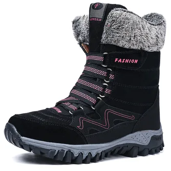 

2020 New women's boots woman fashion ladies boots winter Chunky women boots female women's fashion shoes female plus size