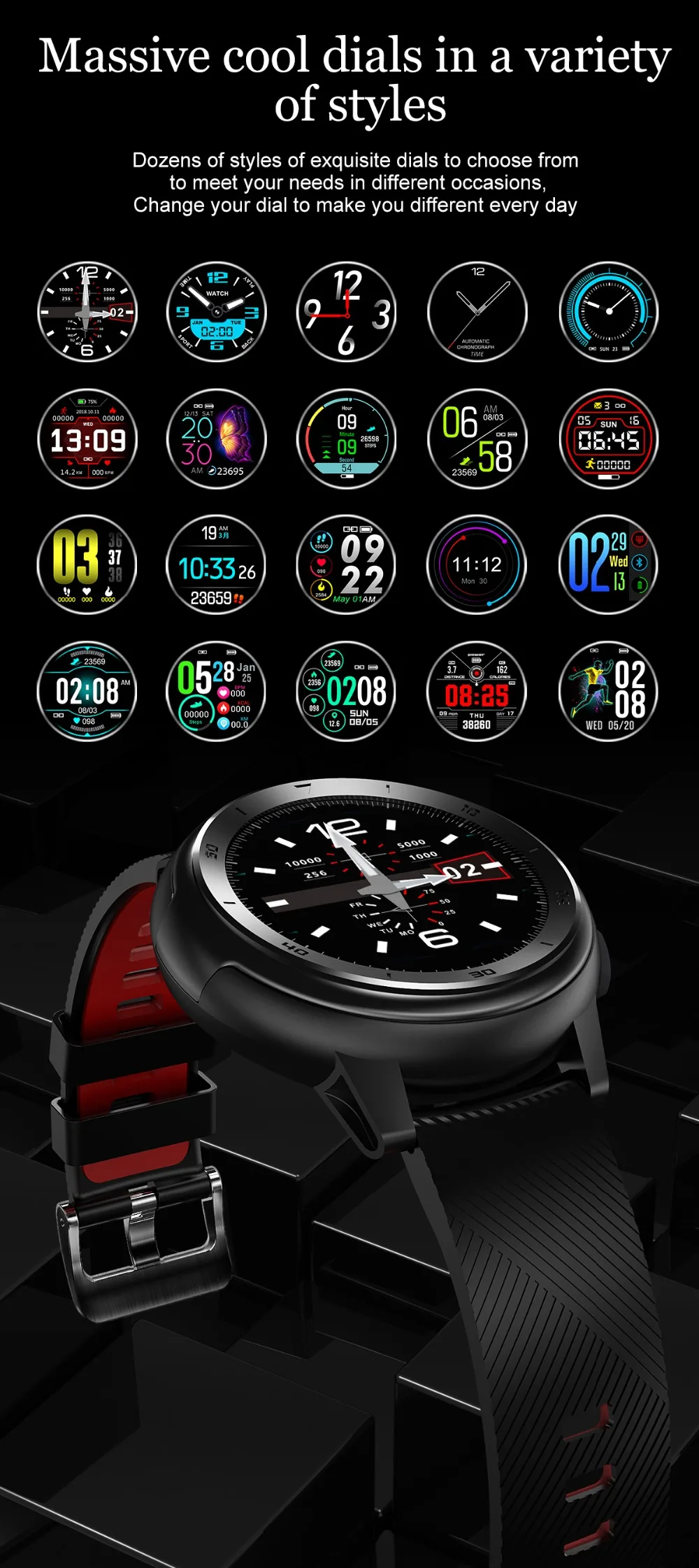 DT68 Смарт часы IP67 Водонепроницаемый Bluetooth Smartwatch фитнес-трекер монитор сердечного ритма цветной экран Спортивный Браслет будильник