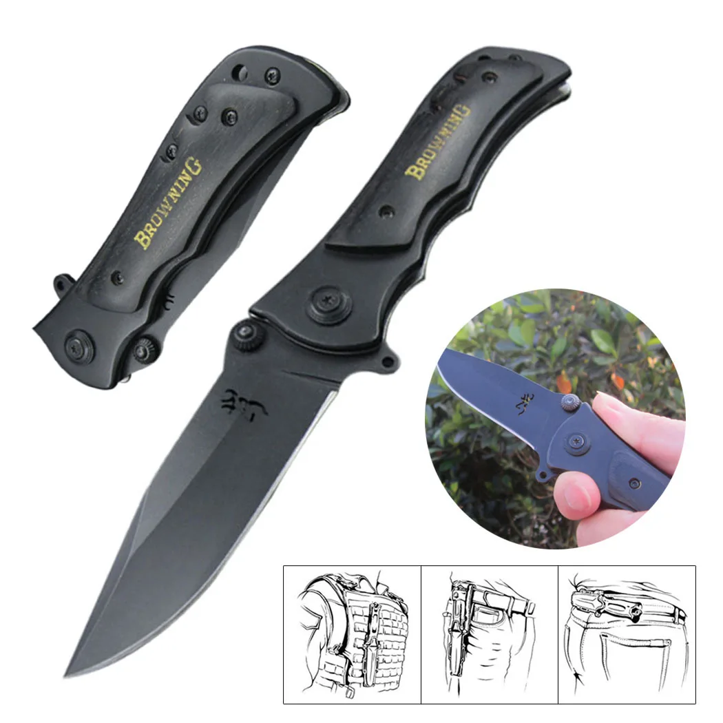 Browning folding knife Suitable for outdoor camping survival hunting rescue etc. Very sharp blades 15 | Инструменты