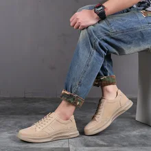 Модные повседневные мужские туфли из вулканизированной кожи; Новинка; однотонные туфли на плоской подошве из искусственной кожи; студенческие кроссовки с эластичной резинкой на весну-осень для мальчиков