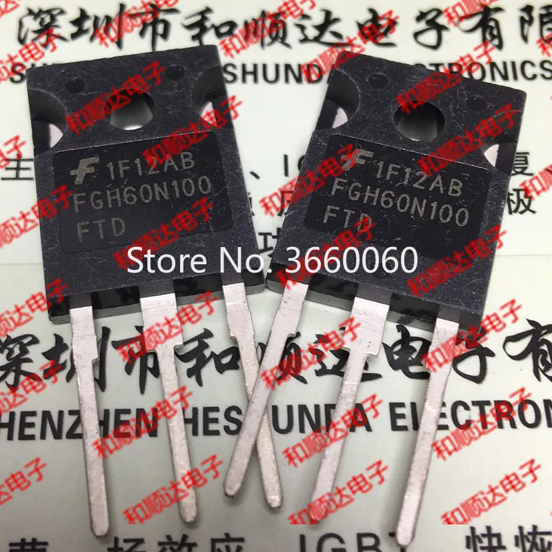 5 шт./лот FGH60N100FTD-247 с изолированным затвором(IGBT) 650V 75A
