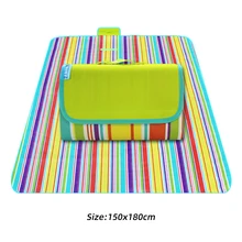 Утолщенный коврик для пикника 150*180 коврик дышащее мягкое одеяло для наружного складывания водоустойчивое одеяло Кемпинг пляж плед инструменты для улицы
