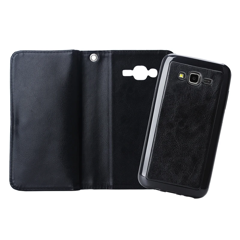 Черный чехол из кожезаменителя для телефона LG G3 G4 G5 htc M9 M10 samsung J7 S6 Edge Plus Folio Lanyard слот для карт Чехол Съемный задняя крышка