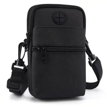 

Women Men Diagonal Mini Shoulder Multi-Function Mobile Phone Bag Outdoor Sports Bag Simple Versatile Personality