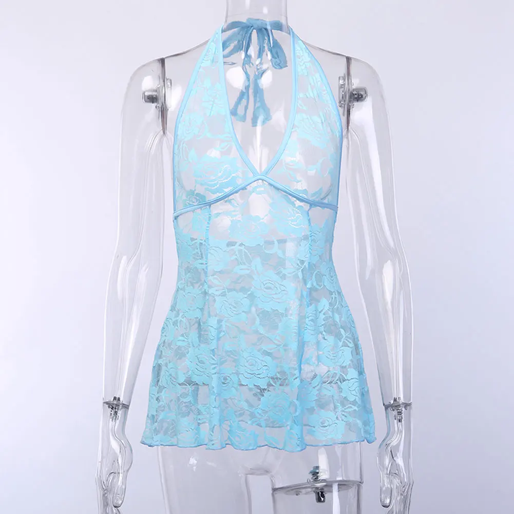 Сексуальный женский безрукавный жилет Camis однотонный кружевной прозрачный v-образный вырез тонкий облегающий сексуальный жилет лето