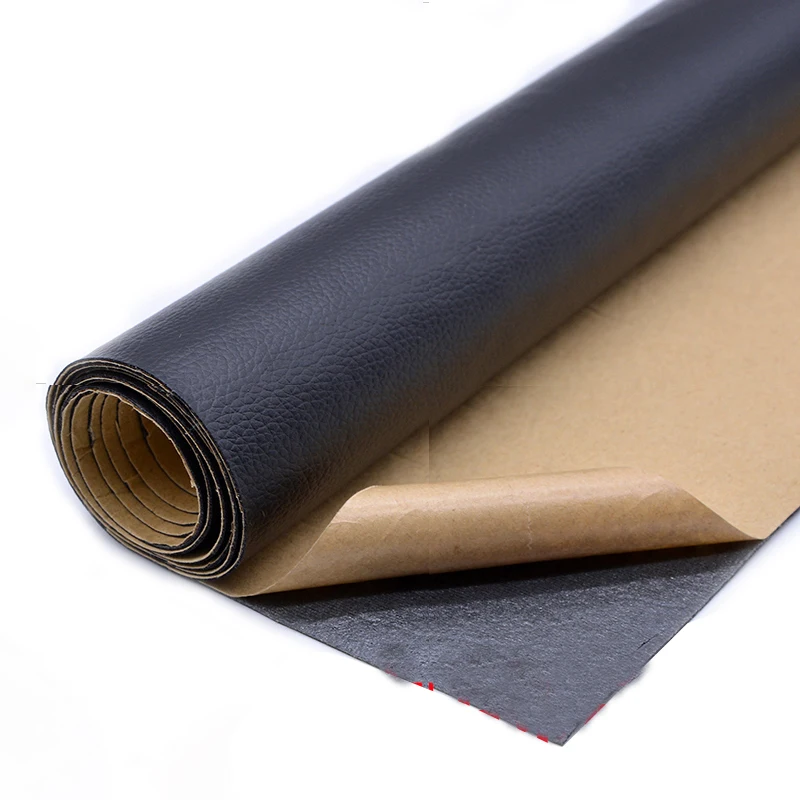 20x30cm Self Adhesion Litchi Faux Synthetic Leather Patches Big Multicolor PU Sofa Hole Repair Car Sticker Decoration Waterproof