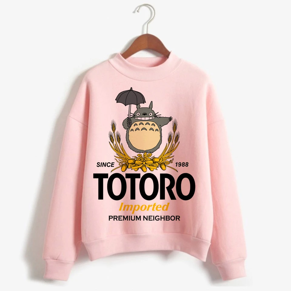 21 Totoro Studio Ghibli Kawaii Harajuku Толстовка для женщин Ullzang Красивый Веселый мультяшный Аниме толстовки 90s Графический Hoody женский - Color: 21