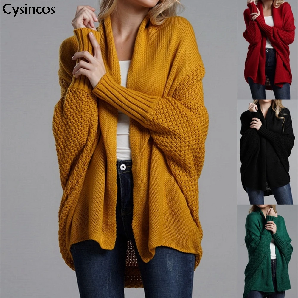 2019 осень новые женские повседневные свободные пальто кардиган модный длинный