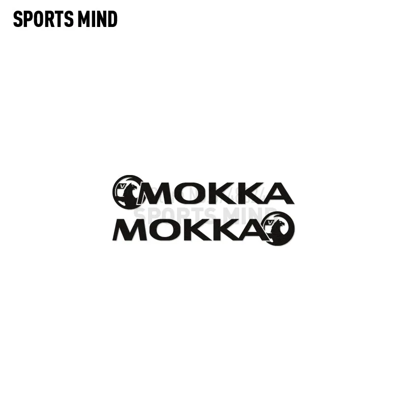 1 Pair Vinyl Car Styling For Opel Mokka X Vauxhall Mokka Opc Accessories Car Stickers Decals Automobiles - Название цвета: black