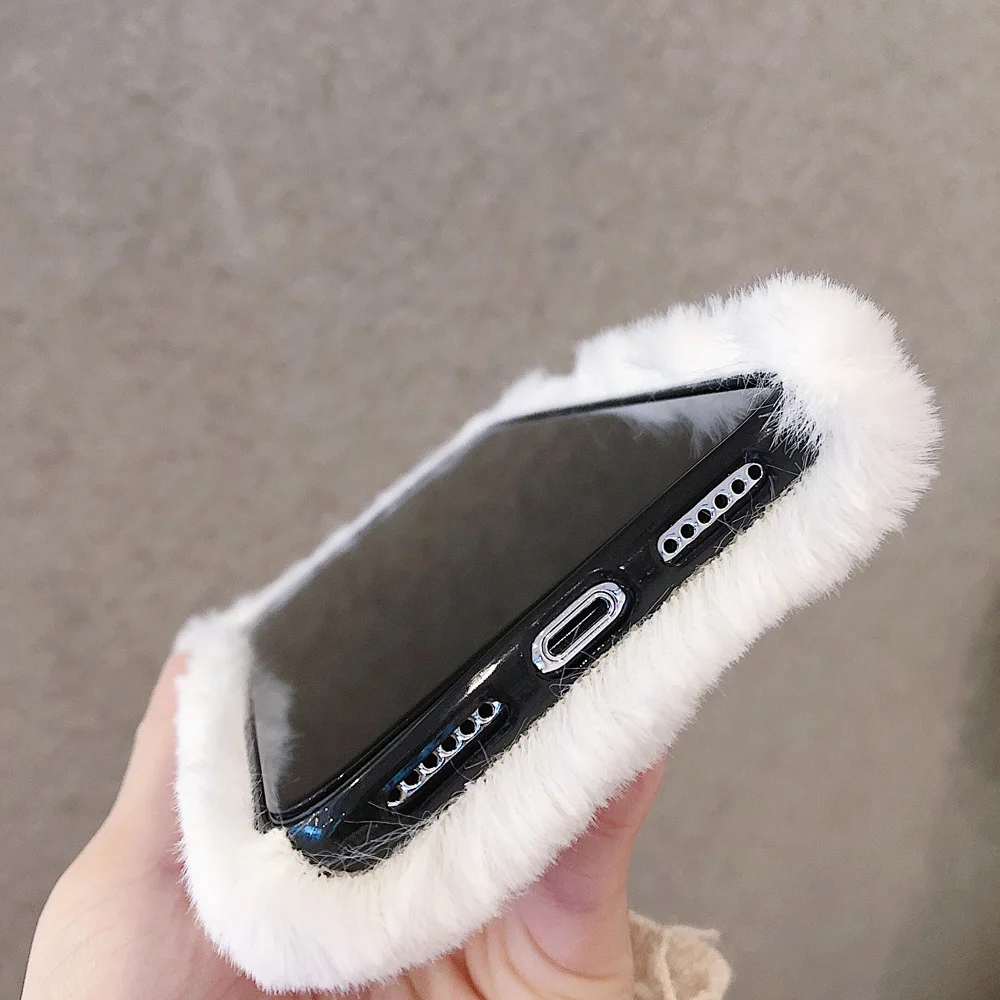 Чехол для телефона с мультяшным котом для iphone 11 на iphone pro max милый пушистый зимний Мягкий силиконовый чехол для iphone 6 6S 7 8Plus XS x XR
