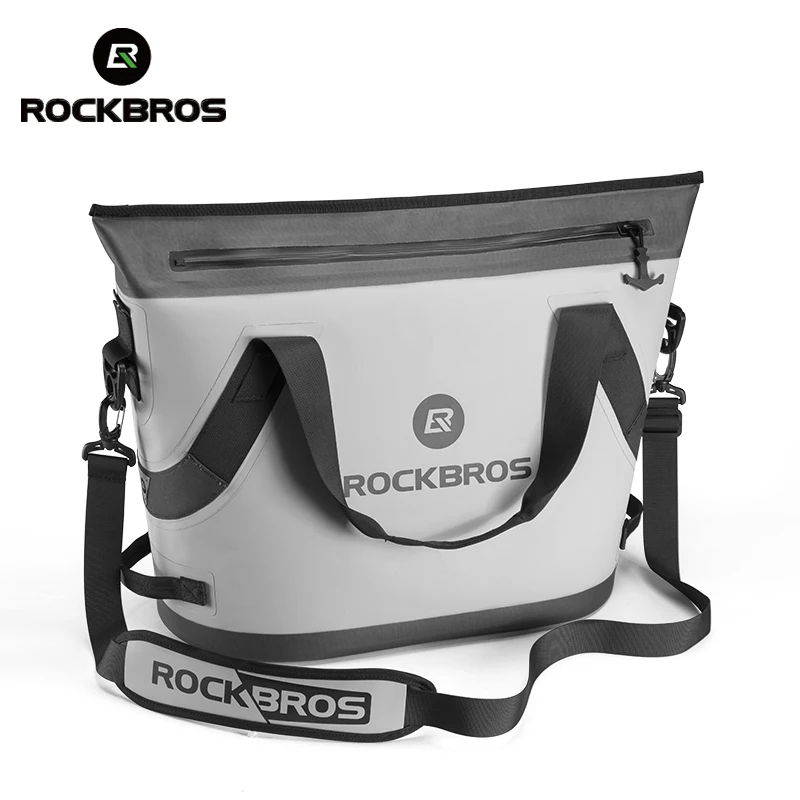 #Special Offers ROCKBROS Outdoor Picnic Cooler Multifunctional Large Capacity Fridge Fresh Durable Waterproof Hiking Camping Bag Cooler Box