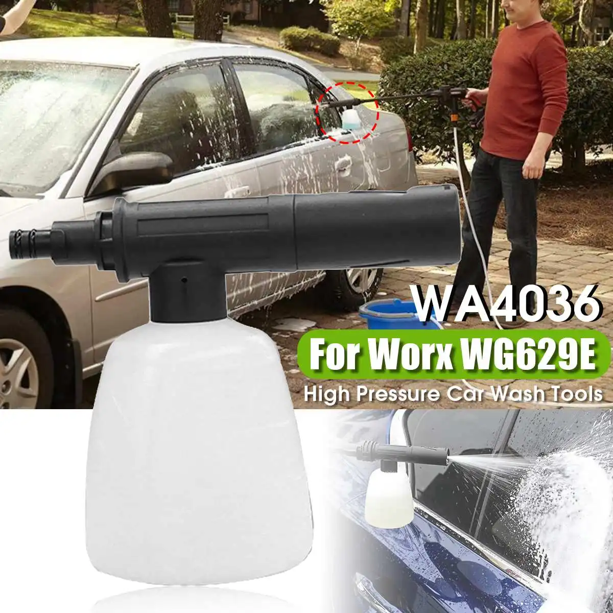 

Short lance Nozzle Soap pots for WORX WG629E.1 WG629E.9 WG629E.91 WG629.91 WG629E WG629E.M1 WG629E.M2 WU629 WU644E WA4036