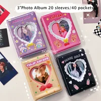 SKYSONIC New Arrival 40 Pocket Photocards Collect Book Card Holders Kpop Photo Album Holder Card Storage Organizer Stationary 1