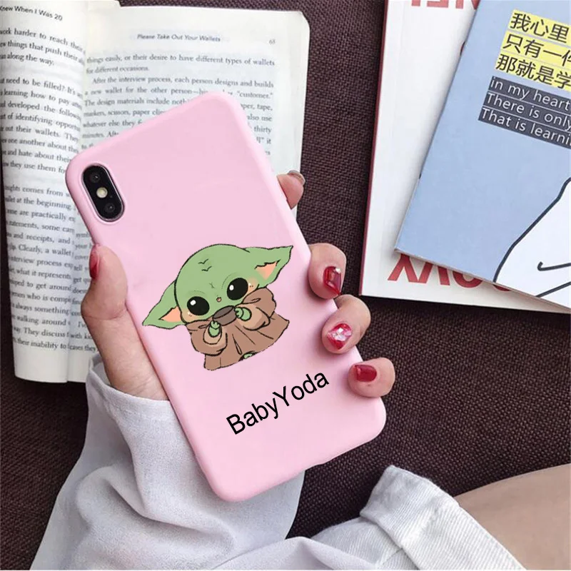Роскошный детский чехол для телефона Yoda для iPhone X, XR, Xs Max, 11, 8, 7, 6 Plus, 6 S, 5S, SE, мягкий силиконовый чехол, Звездные войны, мандалор