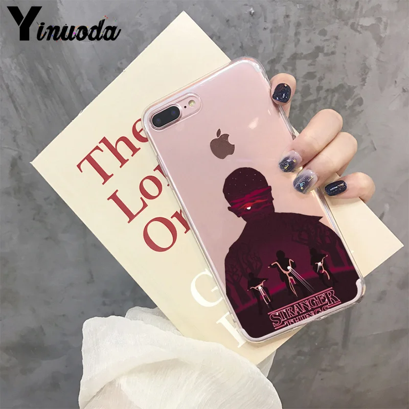 A7 Yinuoda странные вещи умный чехол прозрачный мягкий чехол для iPhone X XS MAX 6 6S 7 7plus 8 8Plus 5 5S XR - Цвет: A7