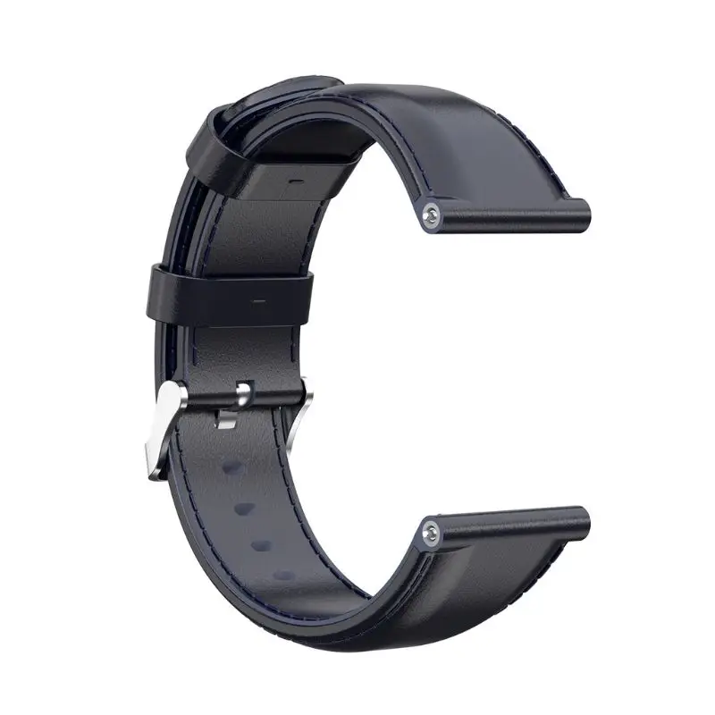 Кожаный сменный спортивный браслет ремешок для часов для Fitbit Versa/Versa 2/Versa Lite Смарт-часы H37E - Цвет: Синий