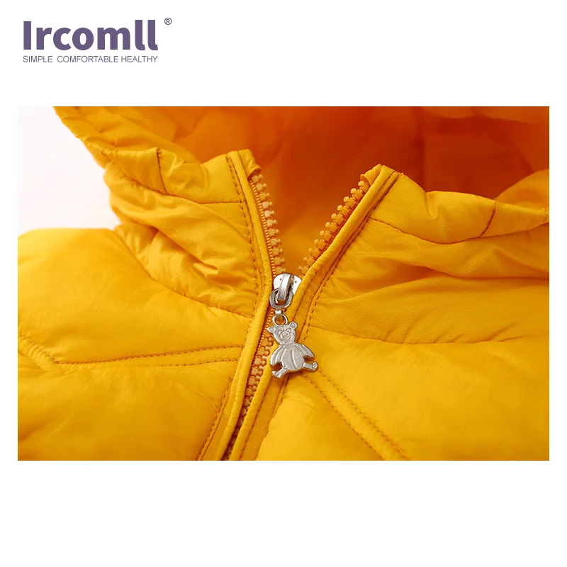 Ircomll/Детские жилеты; детский жилет; теплая куртка с капюшоном для младенцев; хлопковая детская одежда; детская верхняя одежда