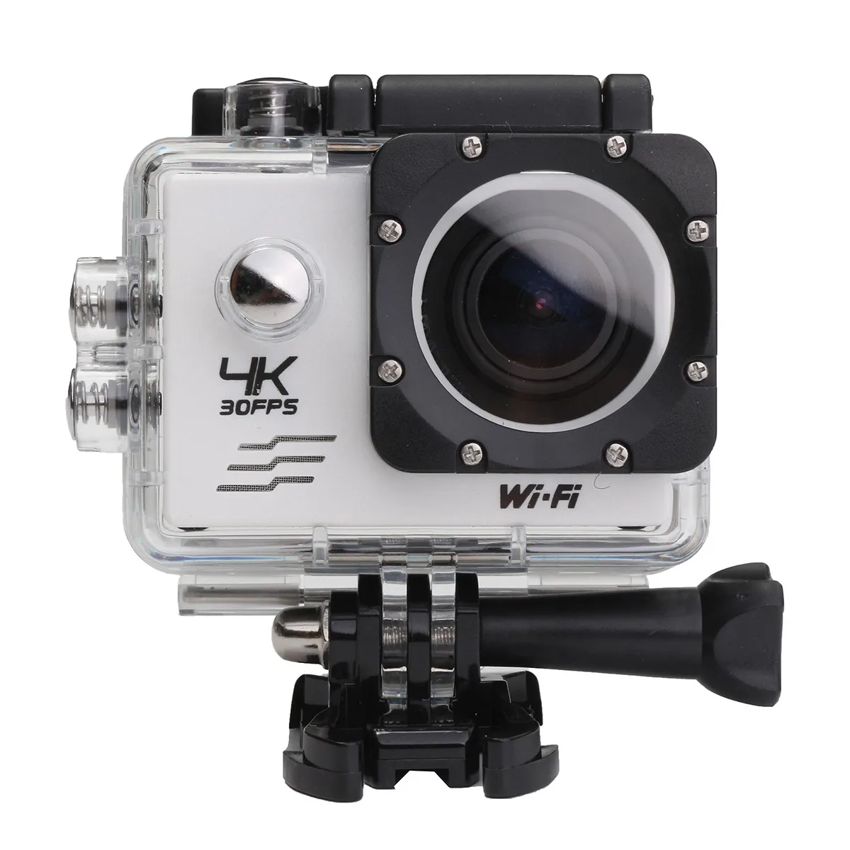 KINCO Высокое качество HD 4K 1080P 16MP WiFi 170 ° Подводный Водонепроницаемый Спорт экшн видео DV камера Спорт Cam Мини видеокамеры - Цвет: Белый