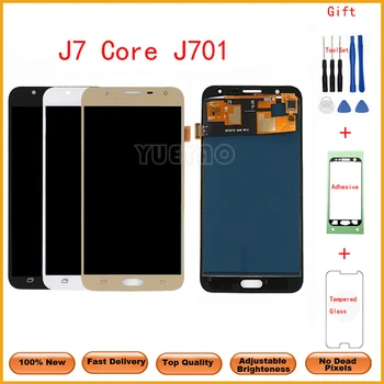 

For Samsung Galaxy J7 Neo J701 SM- J701F J701M J701MT / DS Brightness Adjustable LCD Display+Touch Screen Digitizer Assembly