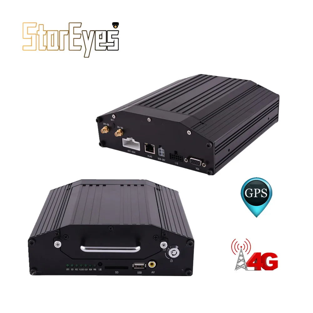 HDD SD карта AHD 720P экскаватор трактор прицеп грузовик такси школьный автобус 4Ch