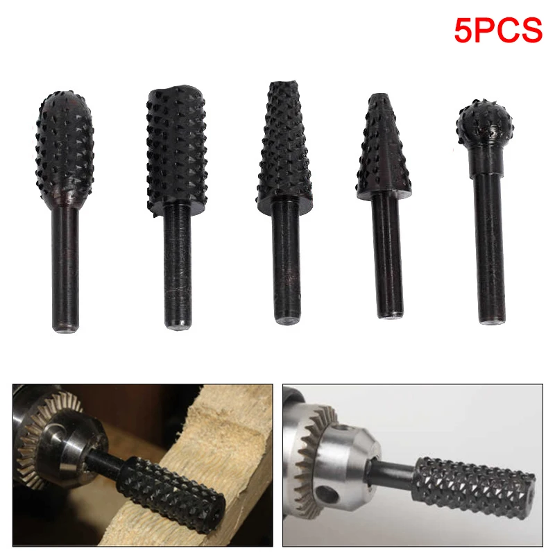 5pcs Деревообрабатывающая Вращающаяся головка DIY шлифовальный инструмент набор аксессуаров электрическая Шлифовальная головка CLH@ 8 - Цвет: 5pcs