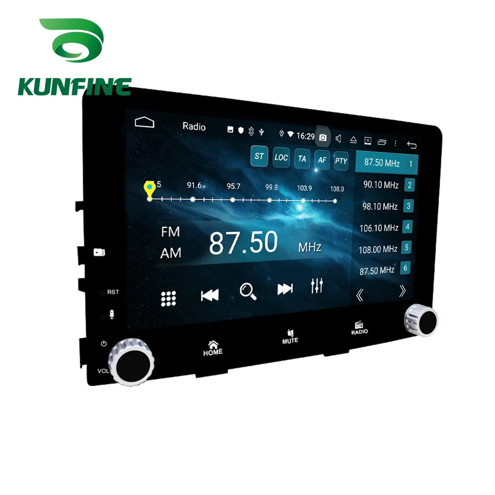 Android 9,0, Восьмиядерный, 4 Гб ОЗУ, 64 Гб ПЗУ, автомобильный DVD, gps, мультимедийный плеер, стерео, без Дека, для KIA RIO, радио, Wifi