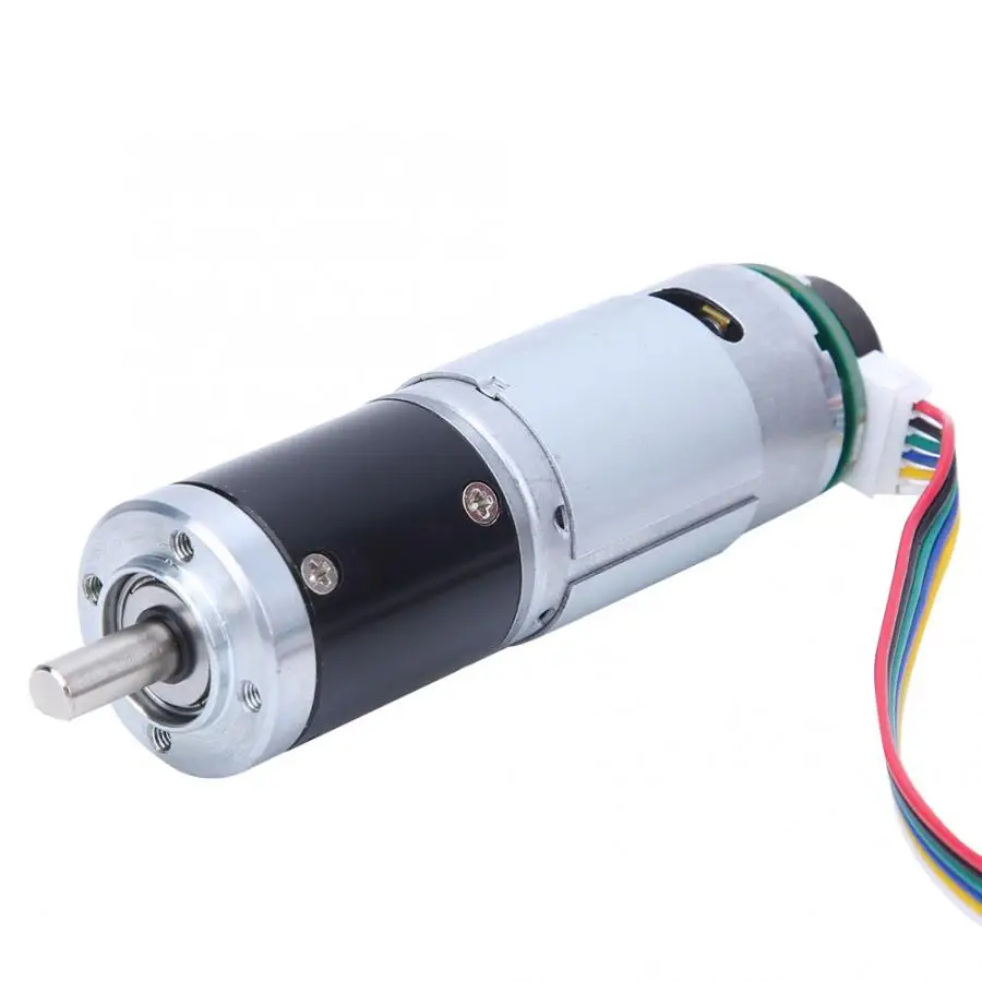 DC мотор-редуктор 12V 330 об/мин металла DC мотор-редуктор планетарный редуктор двигателя с датчиком