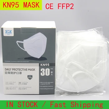 

30pcs/box KN95 Mask FFP2 5Layers Filter Mouth mask PM2.5 Face Mask Personal Protective Health Care Earloop mask