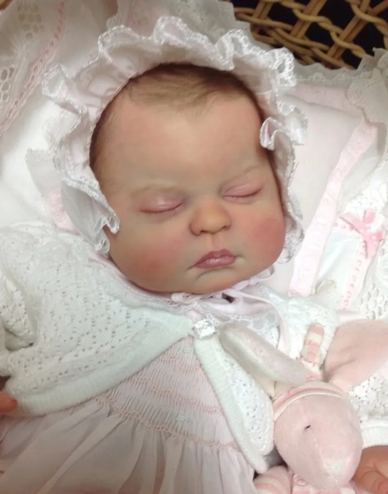 

Original NPK unpainted blank reborn doll kit high-grade imported soft silicone DIY soft real gentle touch reborn doll