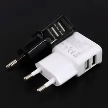 1А портативный двойной USB адаптер питания зарядное устройство для мобильного телефона электрическая розетка для путешествий смарт с соответствующим зарядным устройством адаптер для смартфона