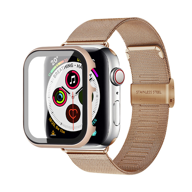 For apple watch band 44mm 40mm 42mm 38mm smart watch pulseira bracelet belt case cover for apple watch 6 watchband
