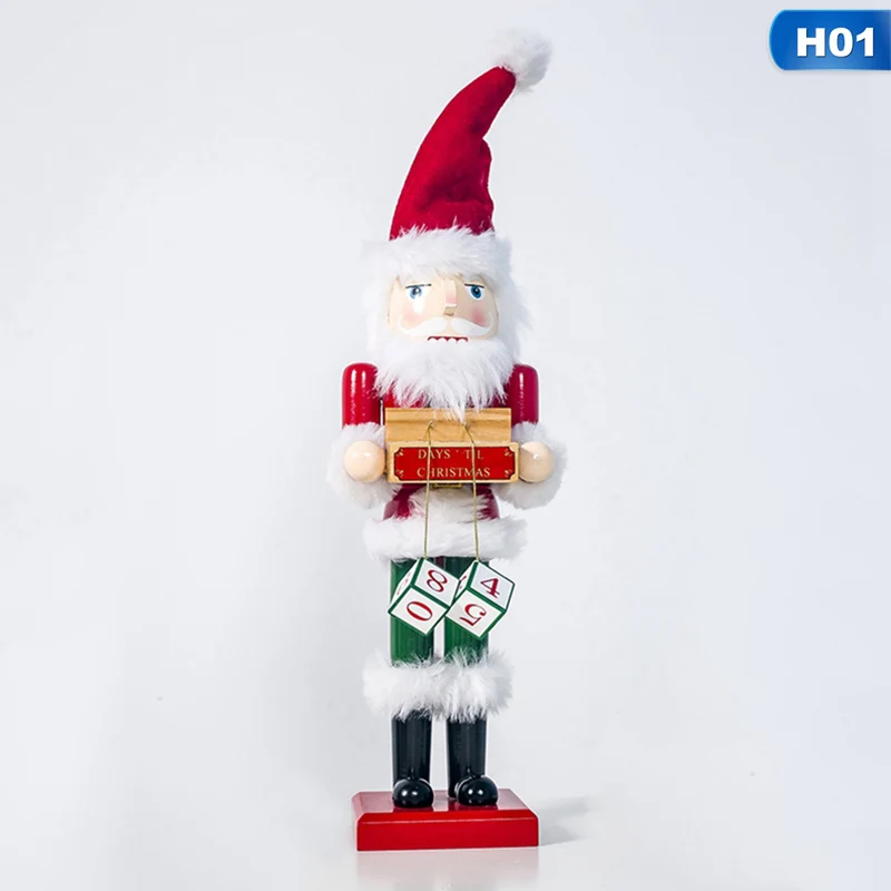 Wooden painted Santa Claus ornaments 40cm-40cm Santa Claus