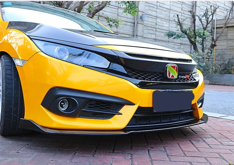 Для Honda Civic Body kit спойлер- для Civic ptk ABS задний спойлер передний бампер диффузор защитные бамперы