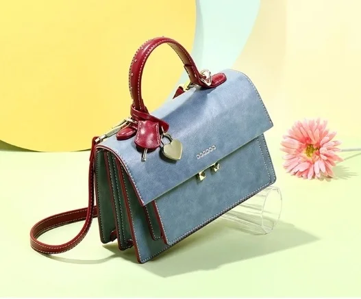 

Ladies'new fashion accordion handbag, ladies' one-shoulder straddle bag