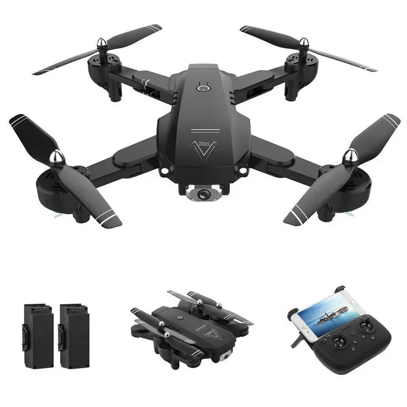 Радиоуправляемые дроны A 807 2,4G с 1080P HD камерой gps wifi FPV складной Квадрокоптер подарок на год и Рождество радиоуправляемые игрушки для детей и взрослых - Цвет: Черный