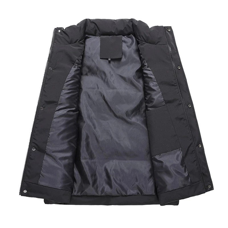Oversized Mens Vest Jacket Autumn Warm Sleeveless Jackets Male Winter Casual Waistcoat Vest Plus Size Veste Homme Men Clothing