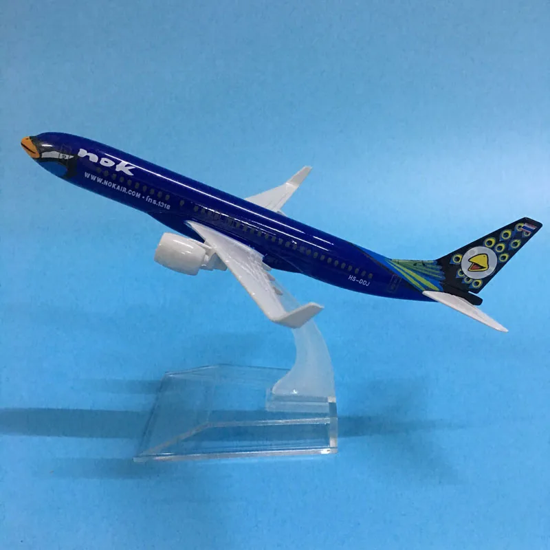 JASON TUTU модель самолета литая под давлением Металл 1:400 16 см модель самолета NOK AIR Boeing B747 модели самолетов самолет игрушка в подарок - Цвет: blue