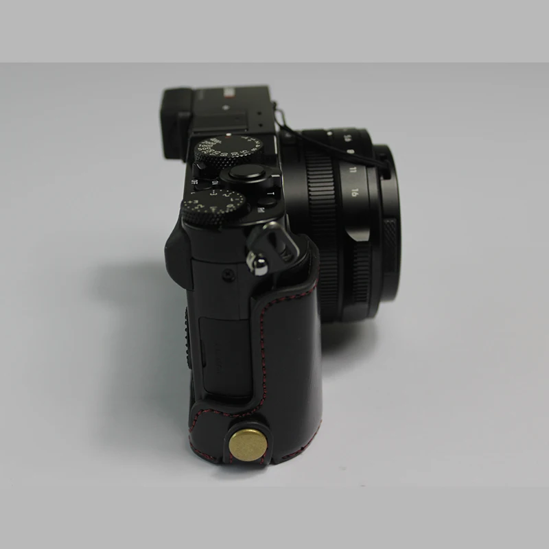 Чехол из искусственной кожи для Panasonic LX100II LX100M2 LX100 MarkII, сумка для камеры с батарейным отсеком